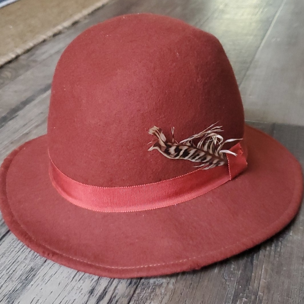 Vintage Tally Ho Wool Hat 1920's Style Bucket Hat